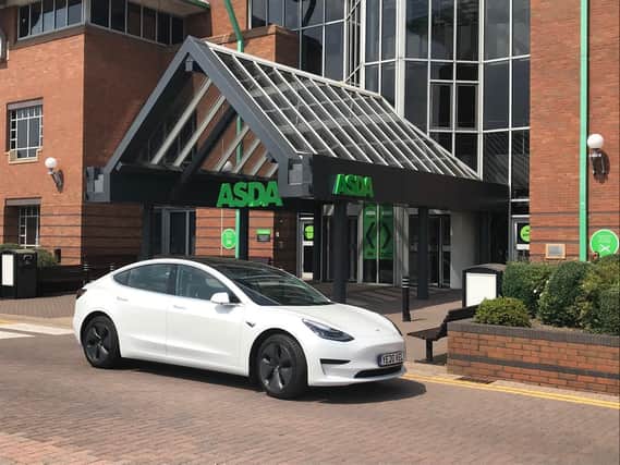 Asda is to move its entire company car fleet to electric vehicles.