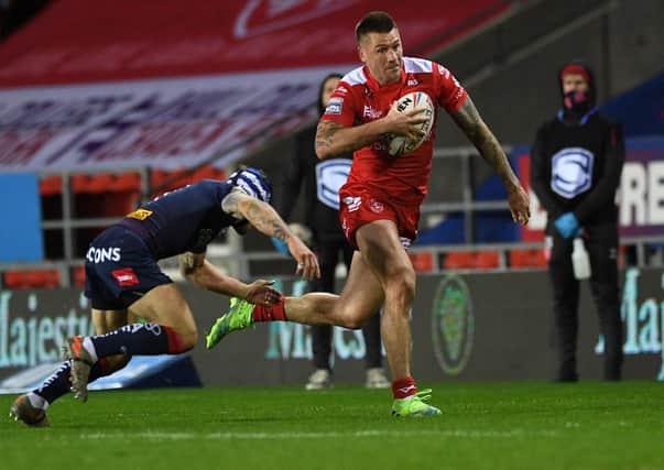 French test: For HKR's Shaun Kenny-Dowall. 
Picture : Jonathan Gawthorpe