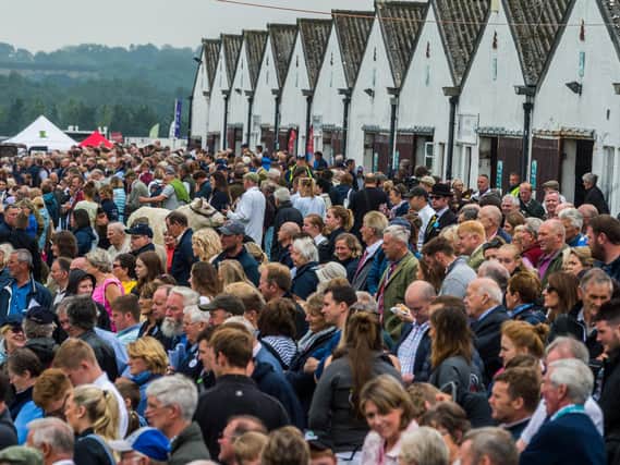 Crowds at the Great Yorkshire Show