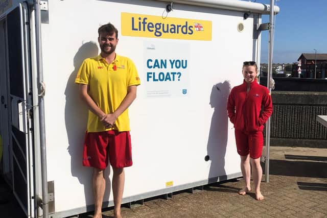 RNLI lifeguards Tom Pratt and Daisy Evans co-ordinated the rescue