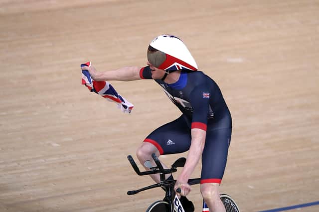 Great Britain's Ed Clancy: Following victory in the men's team pursuit final on the seventh day of the Rio Olympics.