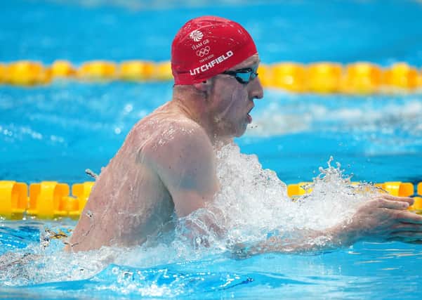 Pontefract's Max Litchfield qualified eighth overall from the heats of the men's 400m Individual Medley at the Tokyo Aquatics Centre. Picture: Adam Davy/PA