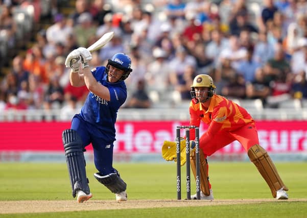 London Spirit's Eoin Morgan pictured during The Hundred encounter at Edgbaston against Birmingham Phoenix. Picture: Nick Potts/PA
