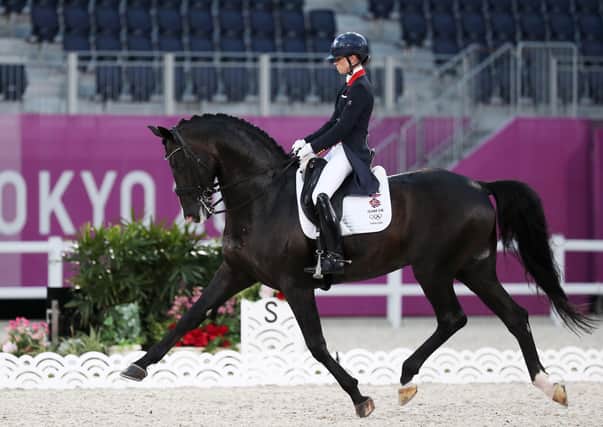 IMPRESSIVE START: Scarborough's Charlotte Fry and Everdale during the  Preliminary Competition at the Baji Koen Equestrian Park. Picture: DPA/PA