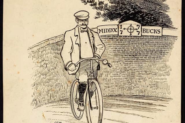 Silk's journey was inspired by Charles Harper, who also completed the route by bicycle in 1901.