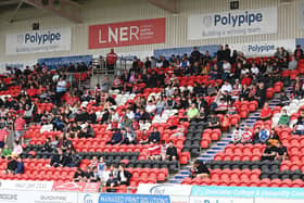FANS: Doncaster Rovers supporters return to the Keepmoat Stadium for the pre-season friendly against Newcastle United