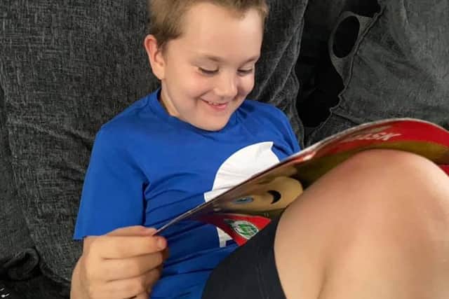 Eight-year-old Zak Frost, who is autistic, is obsessed with Eddie Stobart according to his mum Lisa - who spends hours every weekend driving the motorways of Yorkshire to try and spot the trucks.