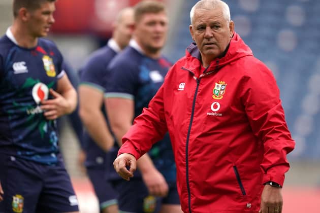British and Irish Lions head coach Warren Gatland has made changes for the second Test against South Africa. Picture: Andrew Milligan/PA Wire.
