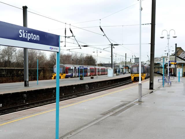 The project will improve the entrance to Skipton Railway Station