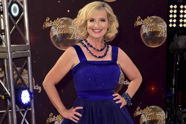 Carol Kirkwood appeared on Strictly Come Dancing in 2015. Picture: Ian West/PA