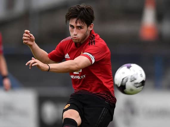 SIGNING: Aidan Barlow learnt his trade with Manchester United