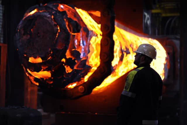 A photo taken inside the Sheffield Forgemasters plant by The Yorkshire Post's Simon Hulme in 2018.