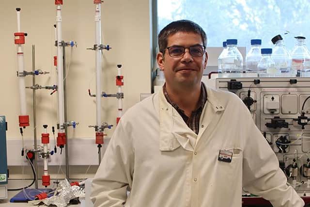 Pictured, Dr Guillaume Hautbergue, the research lead from the University of Sheffield. He said: "This is a completely new approach to tackling the most common type of motor neurone disease." Photo credit: Submitted picture