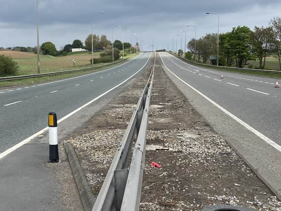 The A19 was closed for a number of hours following a fatal crash