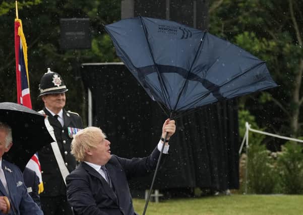 Prime Minister Boris Johnson attends the unveiling of the UK Police Memorial at the National Memorial Arboretum at Alrewas, Staffordshire.