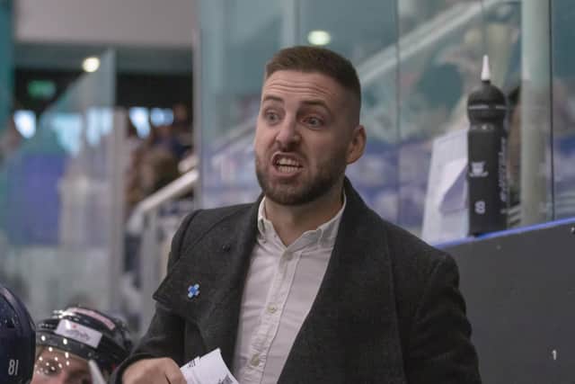 Greg Wood, Sheffield Steeldogs head coach.
Picture courtesy of Peter Best