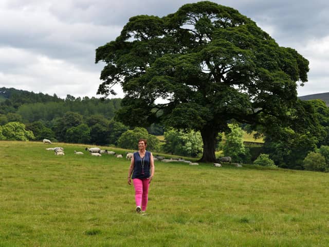 Former sheep farmer Linda Mellin now lives in Ilkley