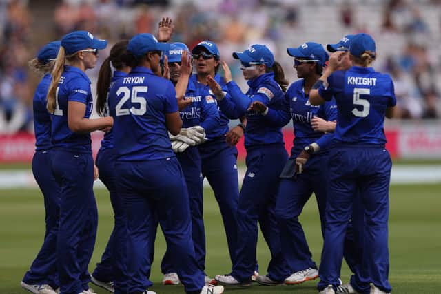 Boost: The Hundred has boosted the women's game, London Spirit celebrating at Lord's.