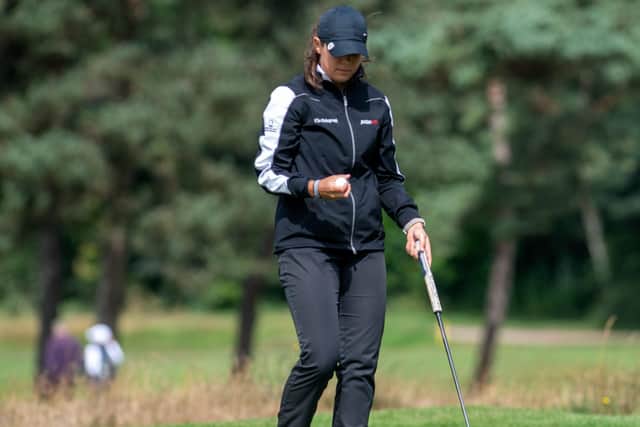 Out: Lily Hirst of Woodsome Hall lost out 4 & 2 to Annabelle Fuller at Moortown. Picture Bruce Rollinson