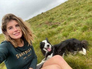 Amanda Owen shared a picture of her black eye as it was revealed she had been headbutted by a sheep. Credits: Twitter/@AmandaOwen8