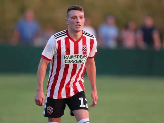 DERBY GOALS: Caolan Lavery in his Sheffield United days