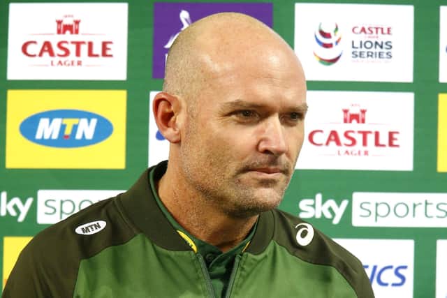 South Africa head coach: Jacques Nienaber.