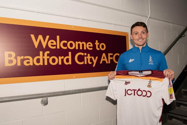 ADDITION: Forward Caolan Lavery at Valley Parade