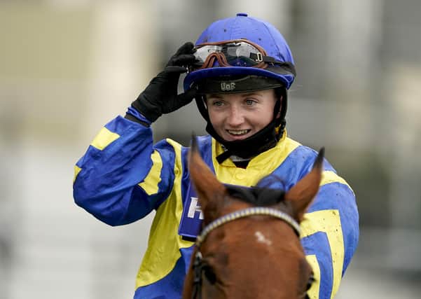 Hollie Doyle after riding Trueshan to win the Qipco British Champions Long Distance Cup during the Qipco British Champions Day at Ascot last October.