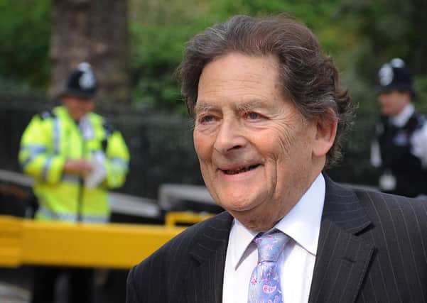 Nigel Lawson is a former Chancellor of the Exchequer.