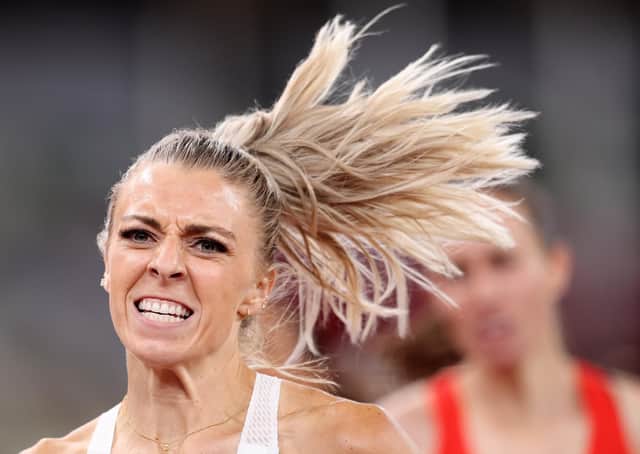 Alexandra Bell of Team Great Britain competes in the Women's 800m Semi-Final on day eight of the Tokyo 2020 Olympic Games at Olympic Stadium on July 31, 2021 in Tokyo, Japan. (Picture: Patrick Smith/Getty Images)