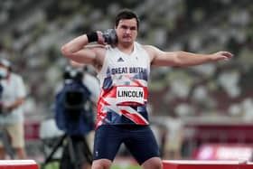 Lincoln’s memory: Scott Lincoln made his Olympic debut in the shot putt on Wednesday. (Picture: Martin Rickett/PA)