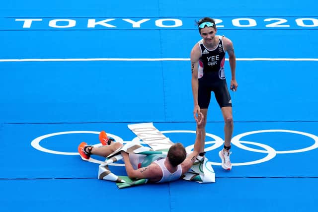 Triathlete Alex Yee, who has won gold and silver medals at the Tokyo Olympics, was inspired to take up the sport by the 2012 London Olympics.