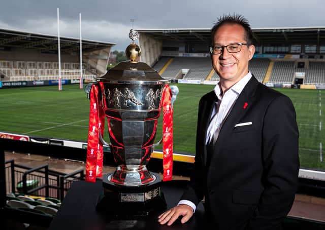 Tough decision: Jon Dutton, the chief executive of the Rugby League World Cup. Picture by Alex Whitehead/SWpix.com