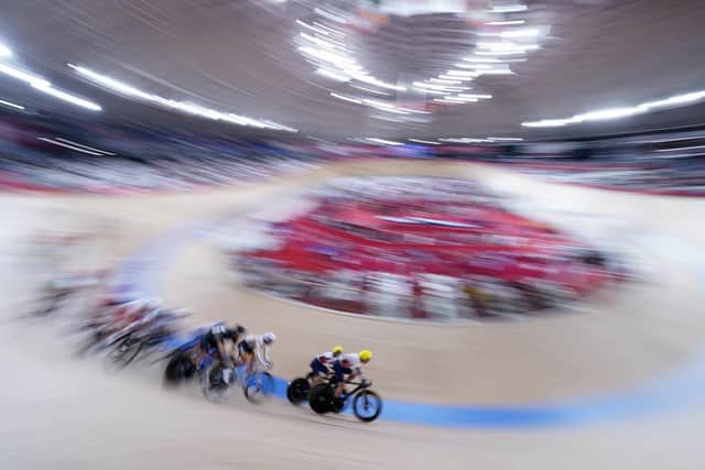 MEN'S MADDISON: Action from the Tokyo Olympics. Picture: PA Wire.