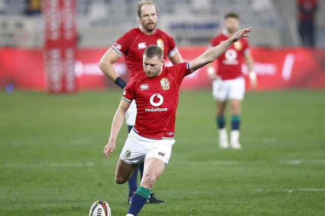 British and Irish Lions' Finn Russell takes a kick (Picture: PA)