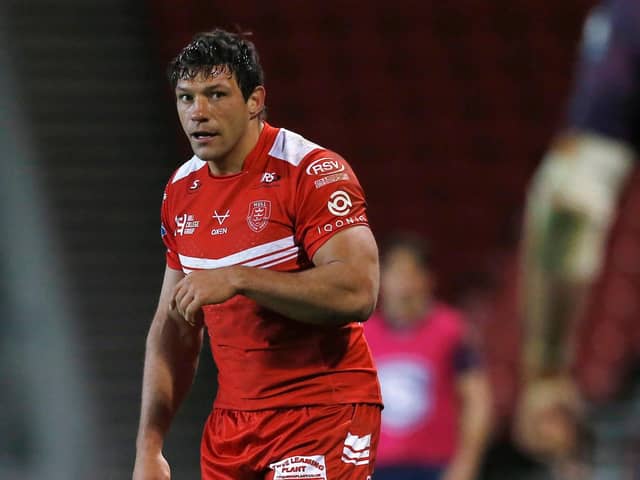 Ryan Hall: Grabbed the winning try which saw Hull KR leapfrog rivals Hull FC into fifth place in Super League. Picture: swpix.com