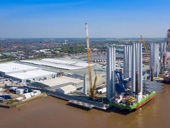 Siemens wind turbine factory in Hull