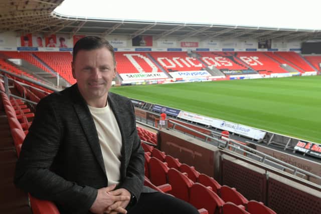 CUP RUN: Doncaster Rovers manager Richie Wellens believes the pressure is off his side at Walsall tonight. Picture: gary longbottom