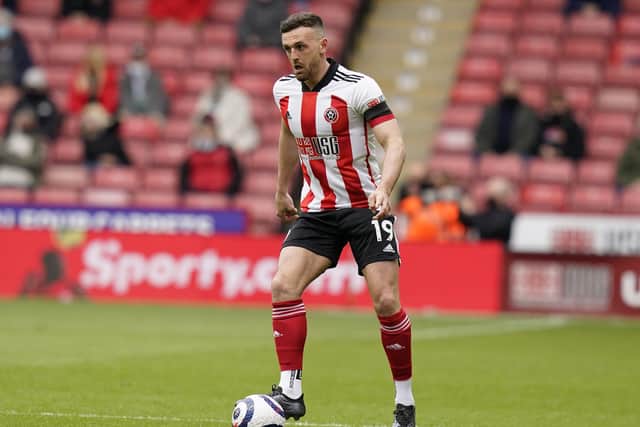 GAINING CONFIDENCE:. Jack Robinson of Sheffield United believes tonight's League Cup tie is a good chance to build confidence. Picture: Andrew Yates / Sportimage.