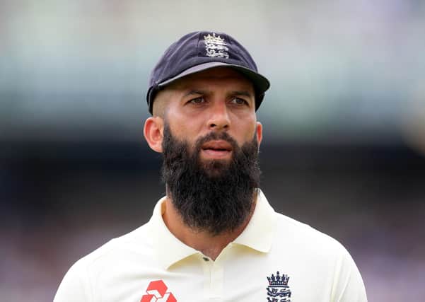 Back in the fold: All-rounder Moeen Ali has been called up to the England squad for the second Test against India. Picture: Mike Egerton/PA