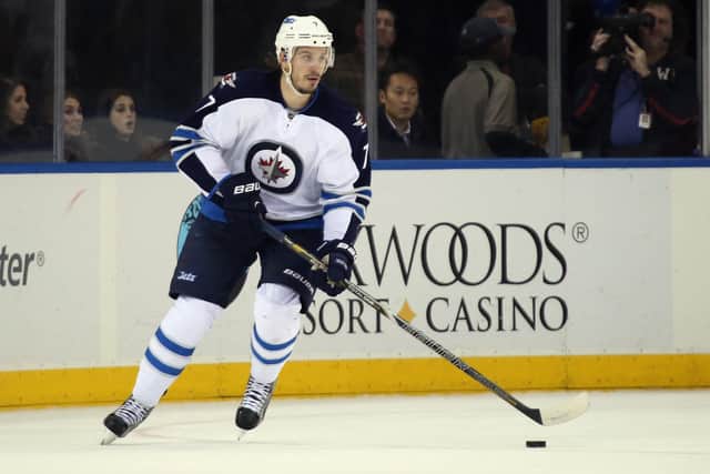 THE SHOW: Keaton Ellerby, in action Winnipeg Jets against New York Rangers at Madison Square Garden in December 2013. Picture: Bruce Bennett/Getty Images