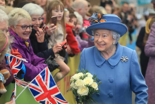 This was the Queen visiting Hull as part of its UK City of Culture celebrations in 2017.