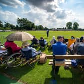 Getting a good view?: Yorkshire v Warwickshire in the Royal London Cup atYork. Picture: Bruce Rollinson