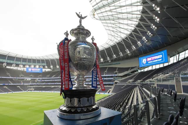 The Challenge Cup at Tottenham Hotspur Stadium. Picture by SWpix.com.