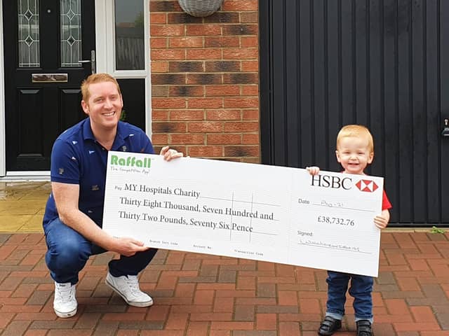 Nick Wyrill, patient service manager at Pinderfields Hospital, managed to raise almost £40,000 for MY Hospitals Charity by raffling off his house