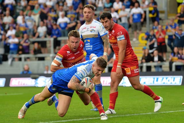Blow: Rhinos' Liam Sutcliffe is awaiting a knee operation and is out for the season.
Picture: Jonathan Gawthorpe