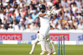 India's KL Rahul scored an unbeaten century against England at Lord's. Picture: PA.