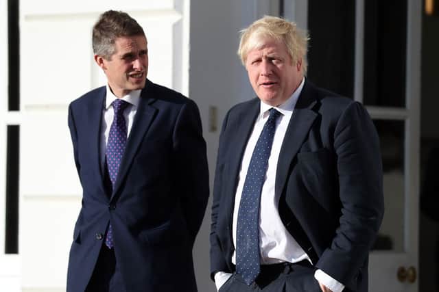 This was Gavin Williamson and Boris Johnson during a visit to Japan when both men were senior members of Theresa May's then government.