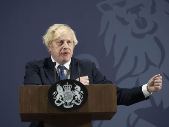 Prime Minister Boris Johnson speaking in Coventry last month when he insisted the Government's levelling up agenda is "win win". Calls have been made to ensure that the whole of the country can benefit from devolution deals. (Photo: David Rose/Daily Telegraph/PA Wire)