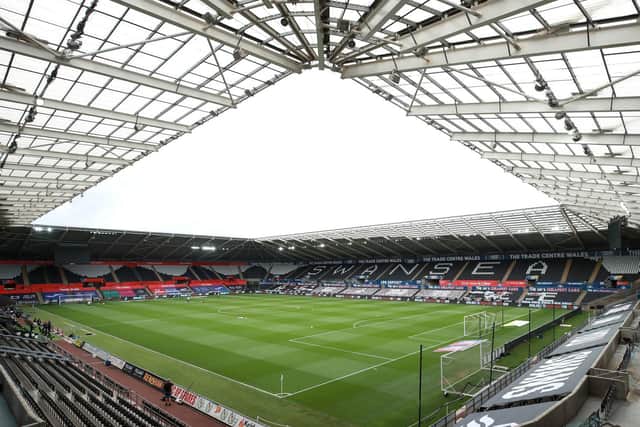 SPOILS SHARED: At the Liberty Stadium between Swansea City and Sheffield United. Picture: Getty Images.
